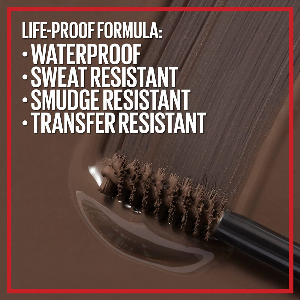 Maybelline Tattoo Studio Brow Gel: resistente al agua ideal para días activos.