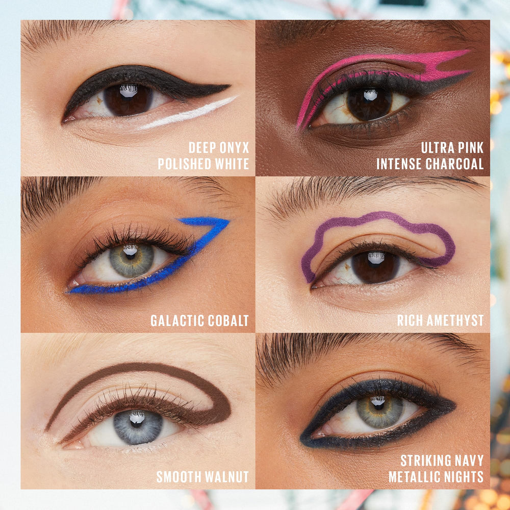 Maybelline Tattoo Studio delineador ojo, fácil de aplicar para definición precisa.