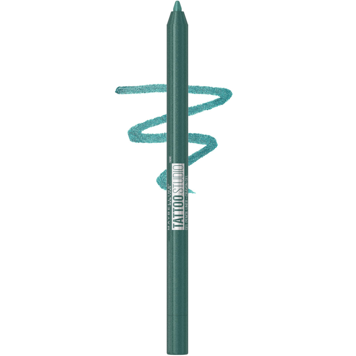 MAYBELLINE Tattoo Studio Tealtini: aplicación suave para definición precisa.