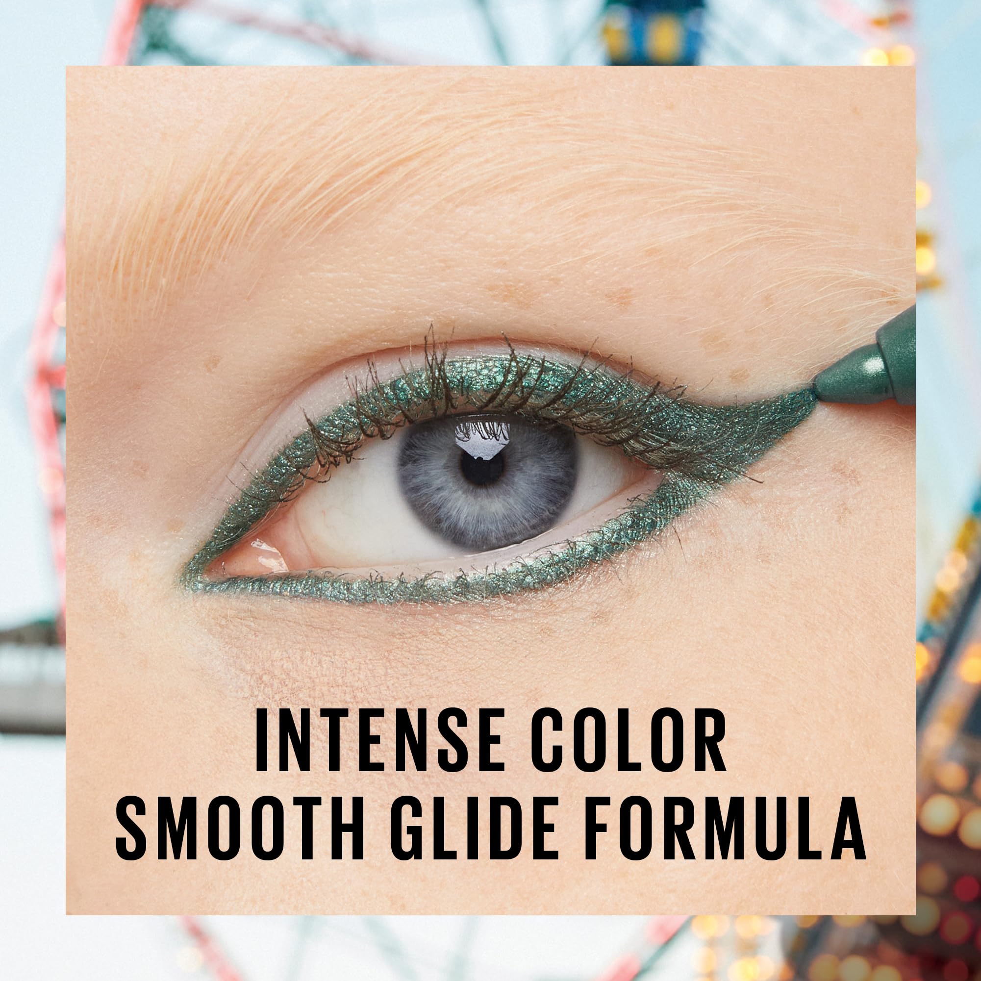 Delineador gel afilable de Maybelline para retoques precisos y control.