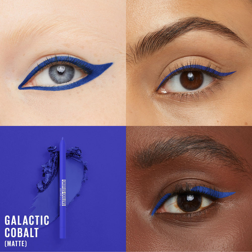Delineador gel Maybelline Tattoo Studio con trazo preciso para definición nítida.