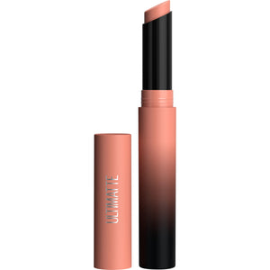 Maybelline Ultimatte barra labios tono más rubio, nude cálido y pulido para labios suaves