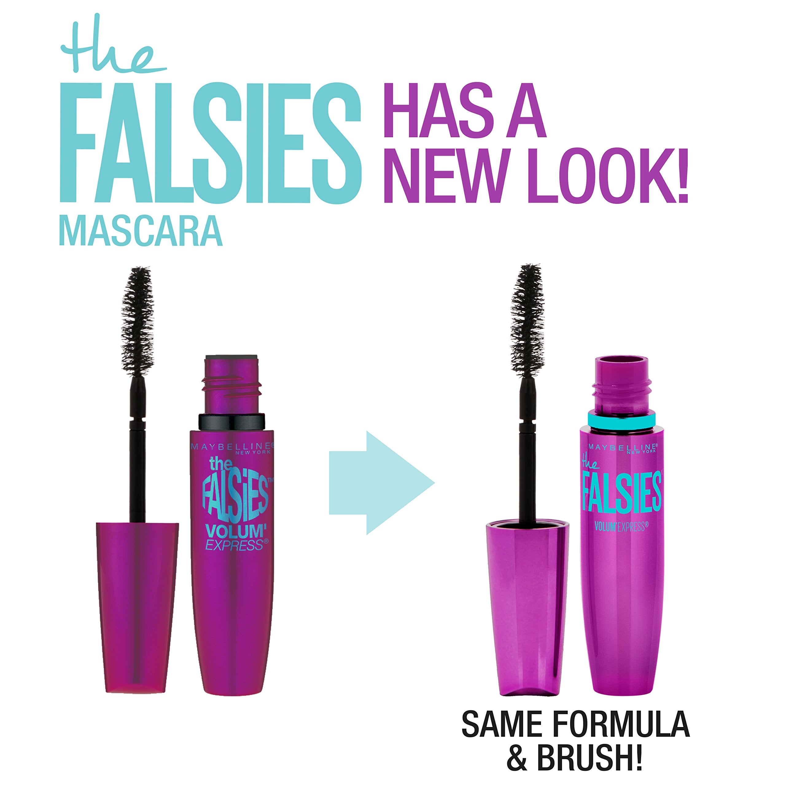 Maybelline Volum' Express Falsies ofrece 8x volumen.