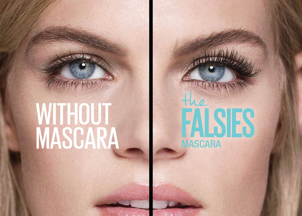 Efecto pestañas largas de día con Falsies.