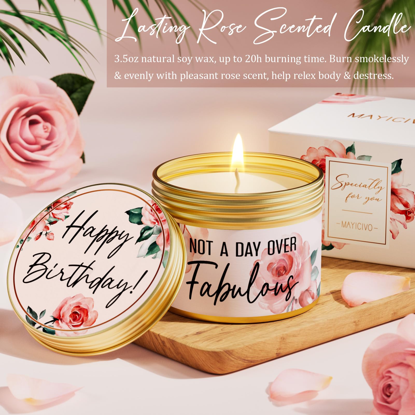 MAYICIVO sales de baño, exfolian suavemente para un momento de spa