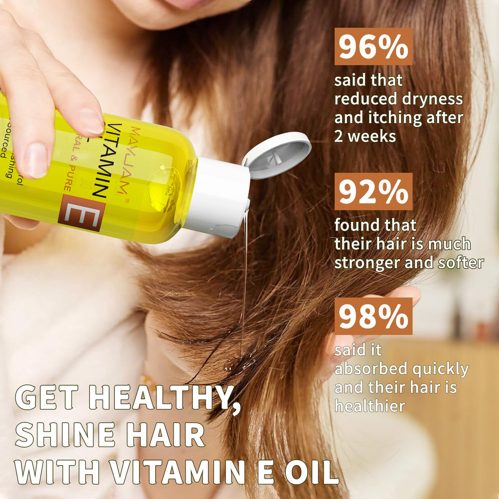 MAYJAM Aceite Vitamina E para uñas y cutículas saludables.