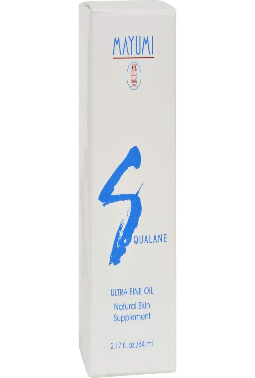 Mayumi Aceite de Escualano en botella, suaviza la piel al aplicar diariamente.