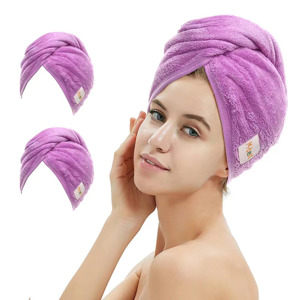 M-bestl toalla microfibra para cabello, secado rápido y suave.