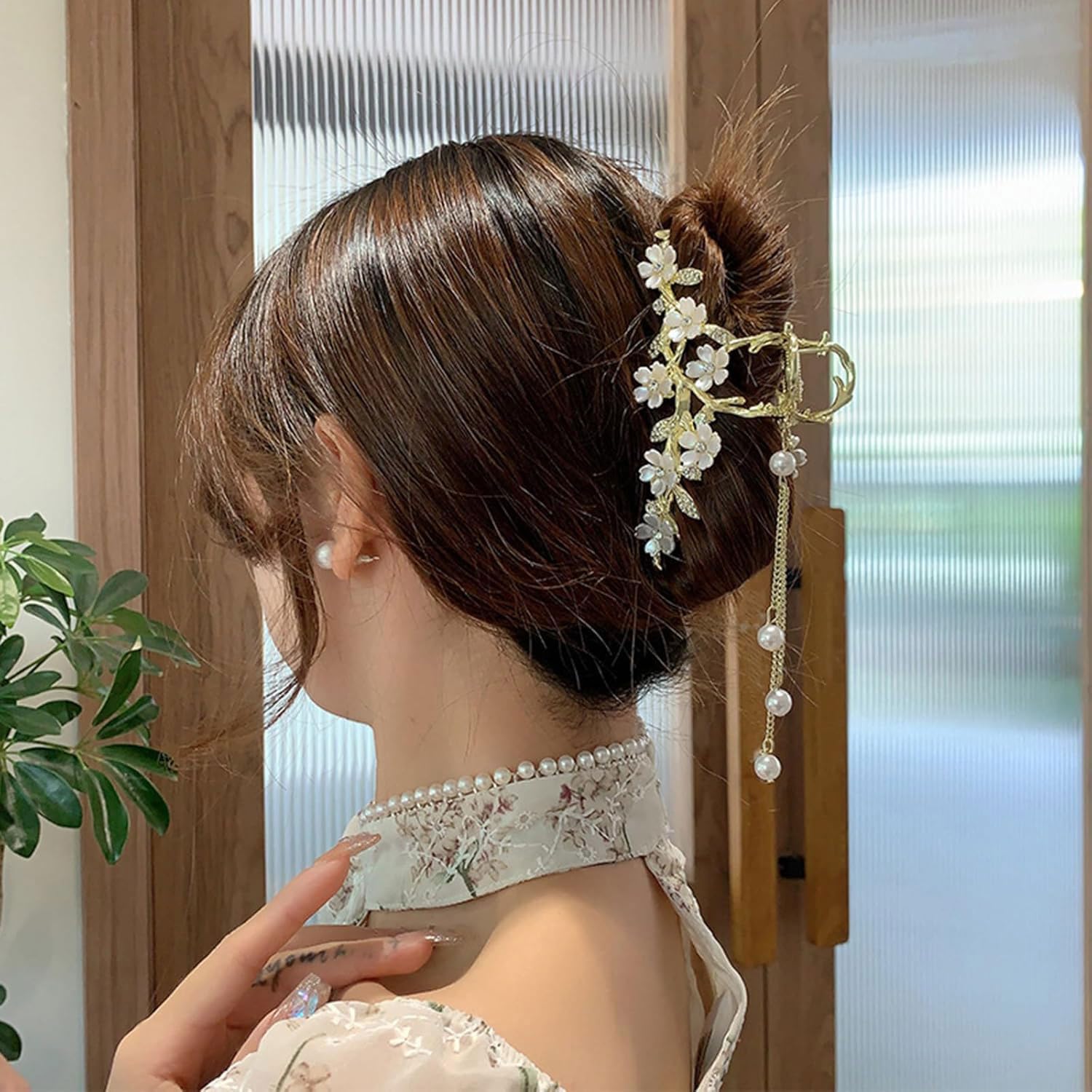 Mdscve pinza para cabello grueso mantiene el peinado