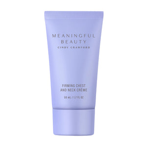 Frasco Meaningful Beauty Crema Firmeza Pecho y Cuello para hidratación y firmeza.