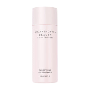 Meaningful Beauty: botella del limpiador suave en crema para uso diario y piel hidratada.