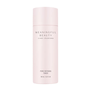 Tóner Meaningful Beauty en botella refina poros y refresca la piel.