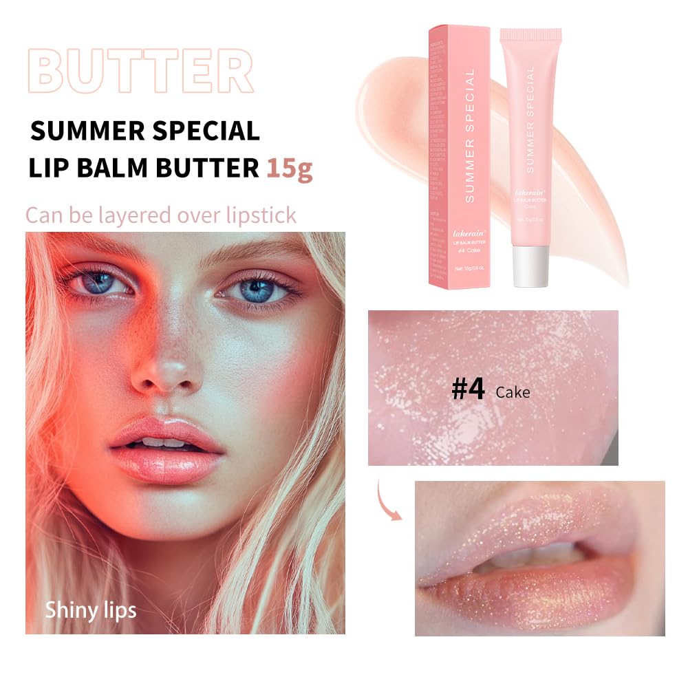 Mebeakin balsamo labios set brillo sutil para acabado natural