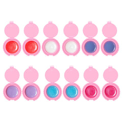 Mebtmel caja-porta-labiales-cupcake: almacenamiento compacto para brillos.