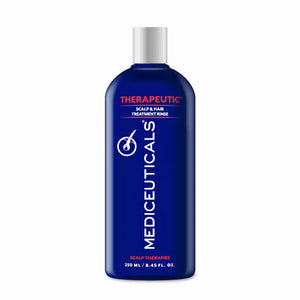 Mediceuticals Condicionador terapéutico, botella 250 ml, cuidado suave para cuero cabelludo sensible.
