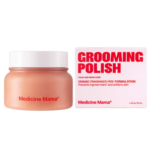 VMAGIC de Medicine Mama's Apothecary, botella de exfoliante de azúcar para piel suave.