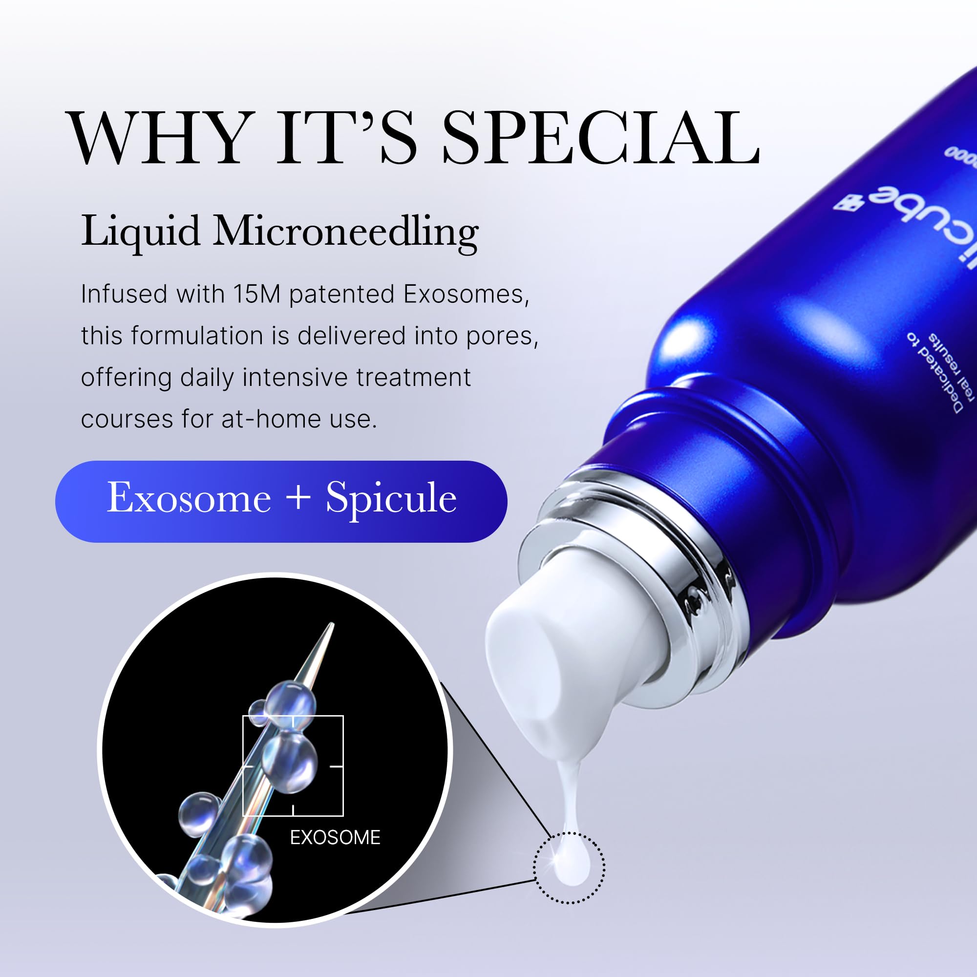 Medicube Exosome Shot Zero contiene niacinamida y panthenol para la barrera cutanea