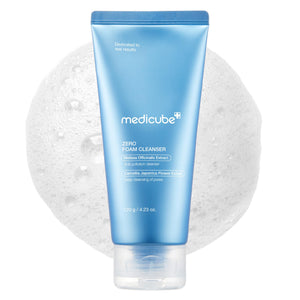 Medicube limpiador de espuma cero, textura suave para piel sensible y limpieza eficaz