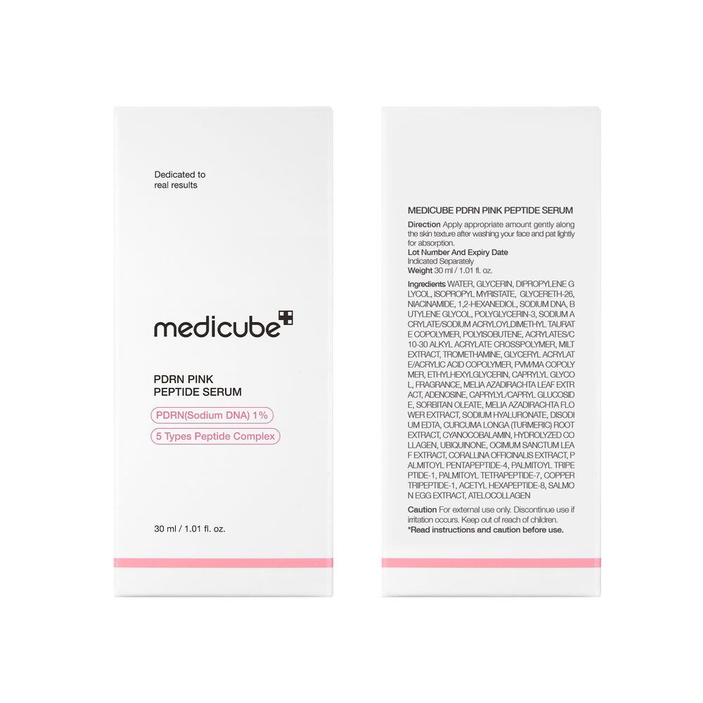 Medicube PDRN, uso diario seguro para piel sensible.