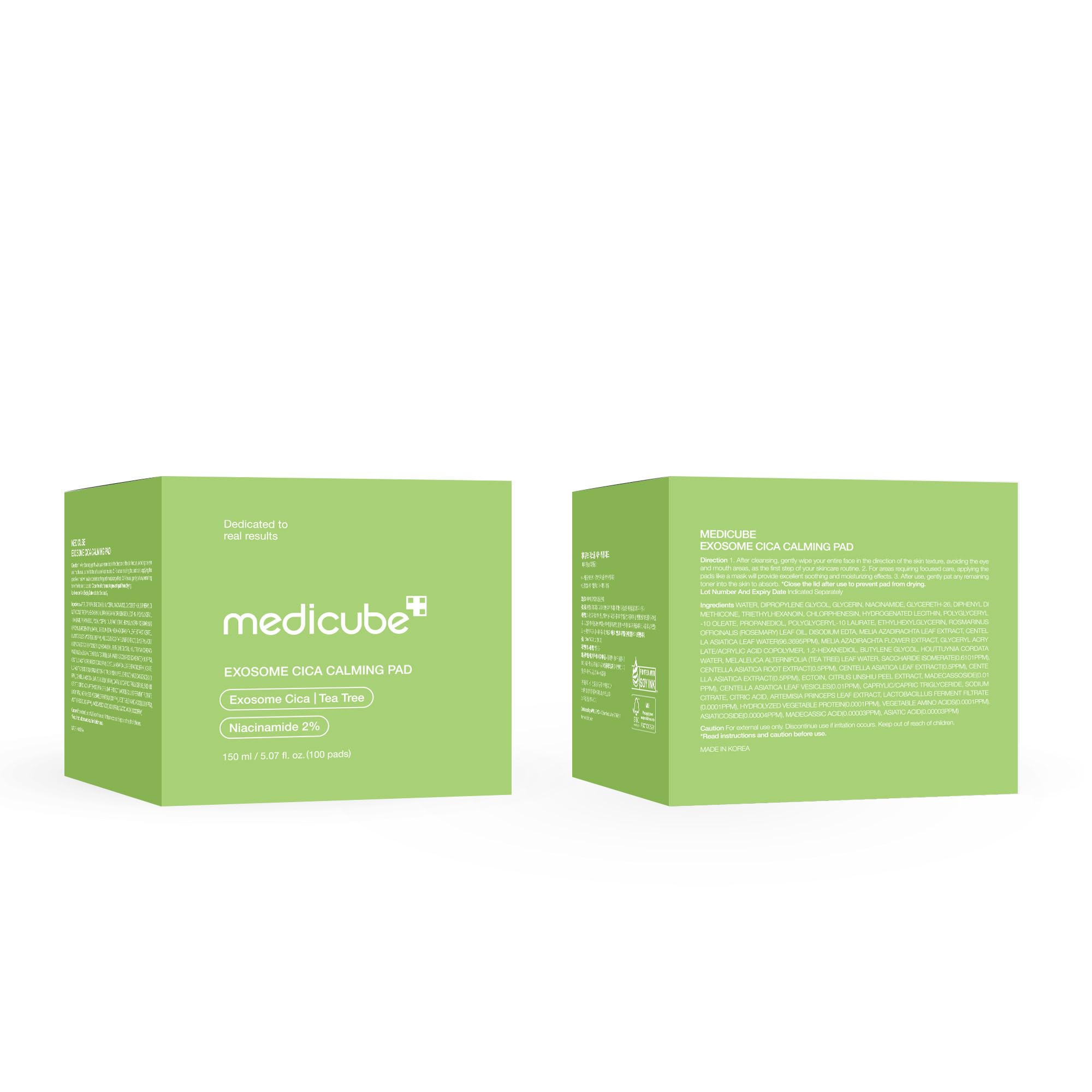 Rutina post-solar con Medicube Exosome Cica para piel calmada.