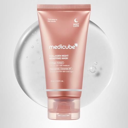 Uso nocturno de medicube para piel más firme al despertar.