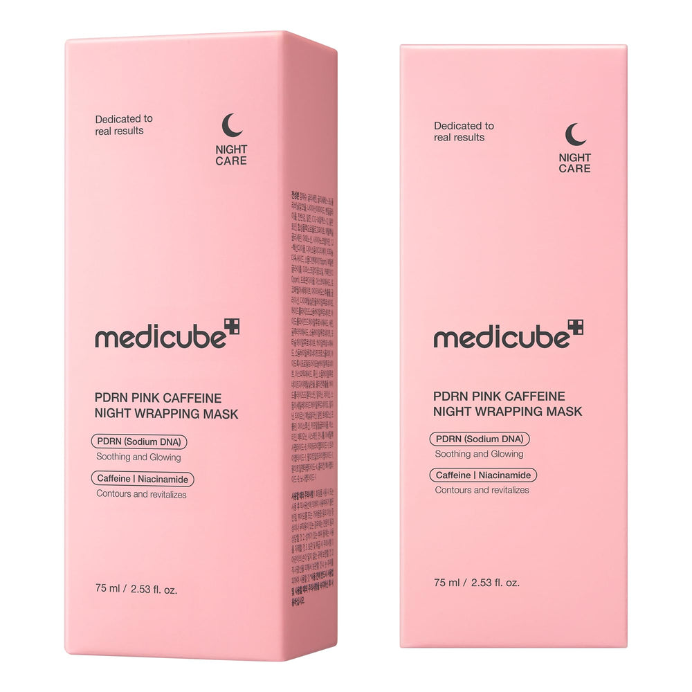 Medicube Wrapping Mask PDRN Caféina: máscara despegable para ritual nocturno.
