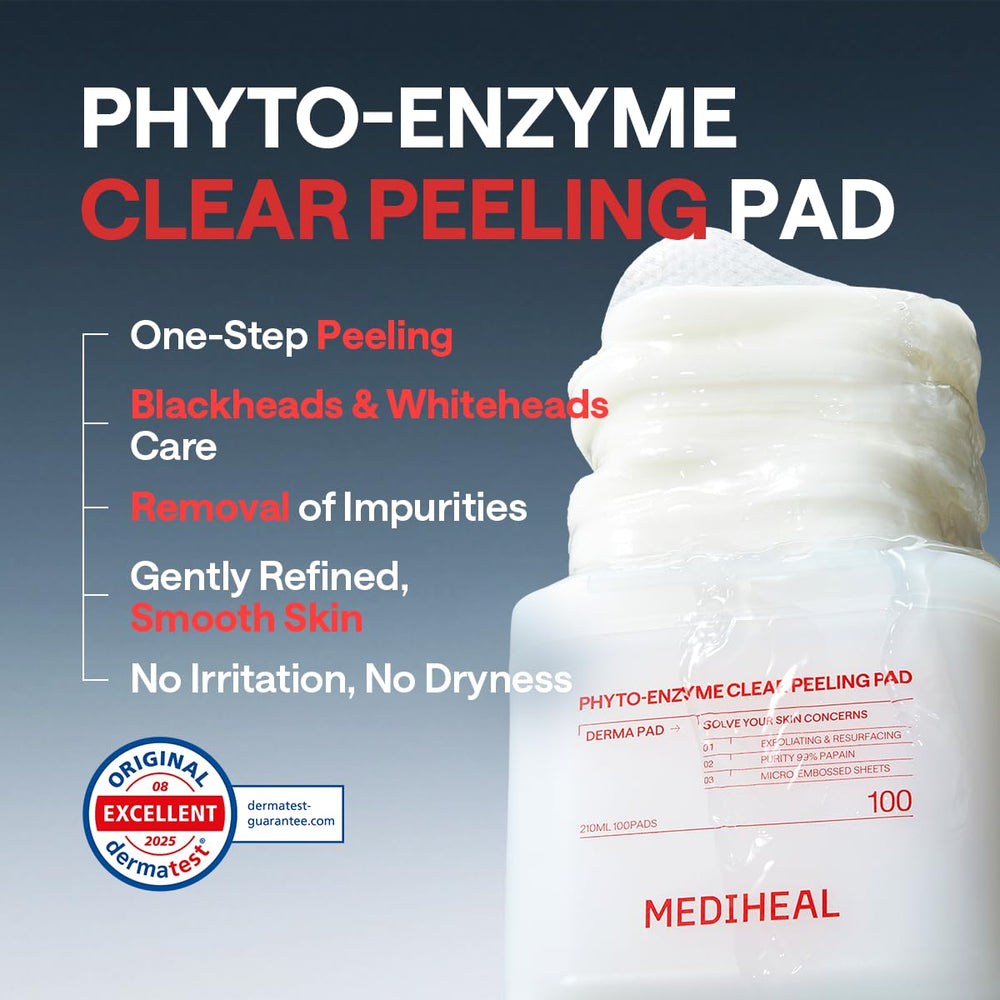 Mediheal aplicacion uso, pads sobre la piel, practica diaria para limpieza profunda