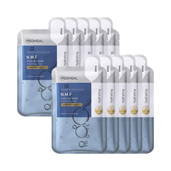 Mediheal NMF Nude Mascarilla hidrogel relieve: adherencia precisa para hidratación profunda.