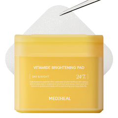 Mediheal Vitamide Toner Pads en empaque, ideal para cuidado facial diario