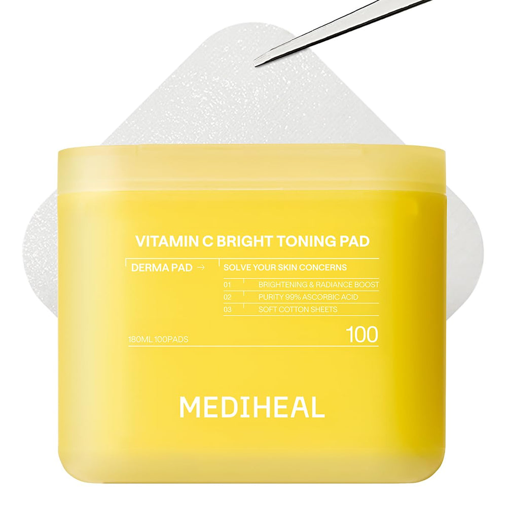 Mediheal discos tónicos Vitamina C con brillo suave para la piel