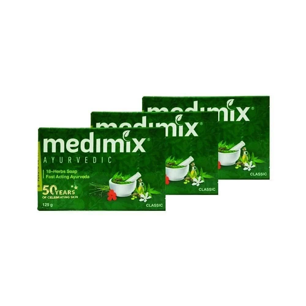 Medimix jabón ayurvédico real 125 g para cuidado diario de la piel.
