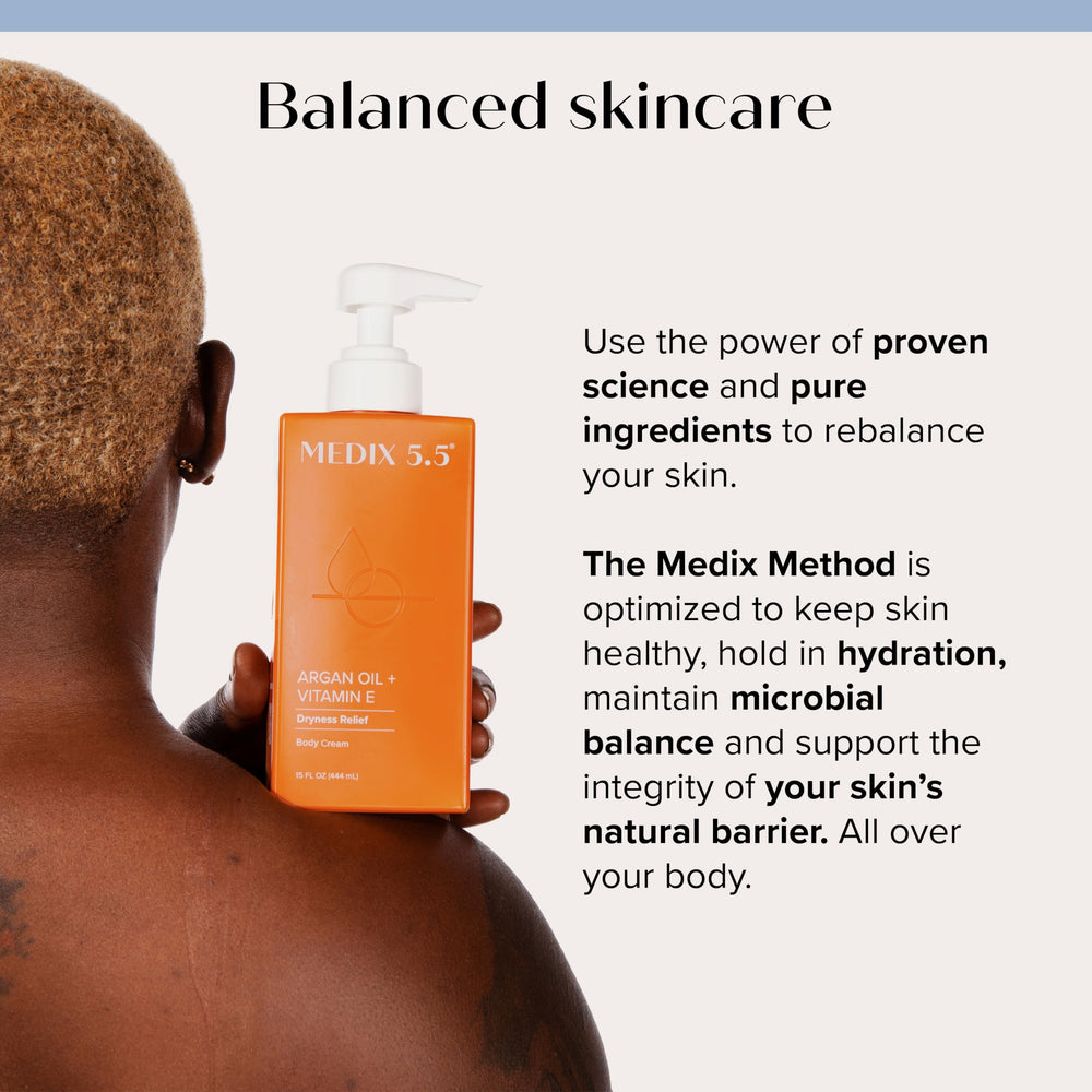 Medix 5.5 Crema Argán y Vitamina E, hidratación profunda.
