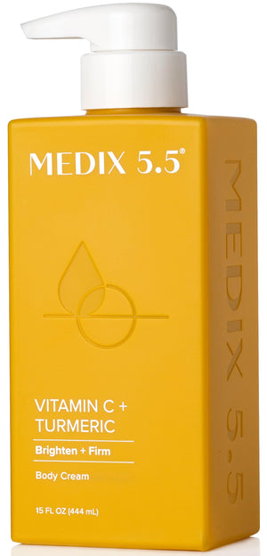 Medix 5.5 crema-vitamina-c en botella, ilumina la piel y suaviza manchas