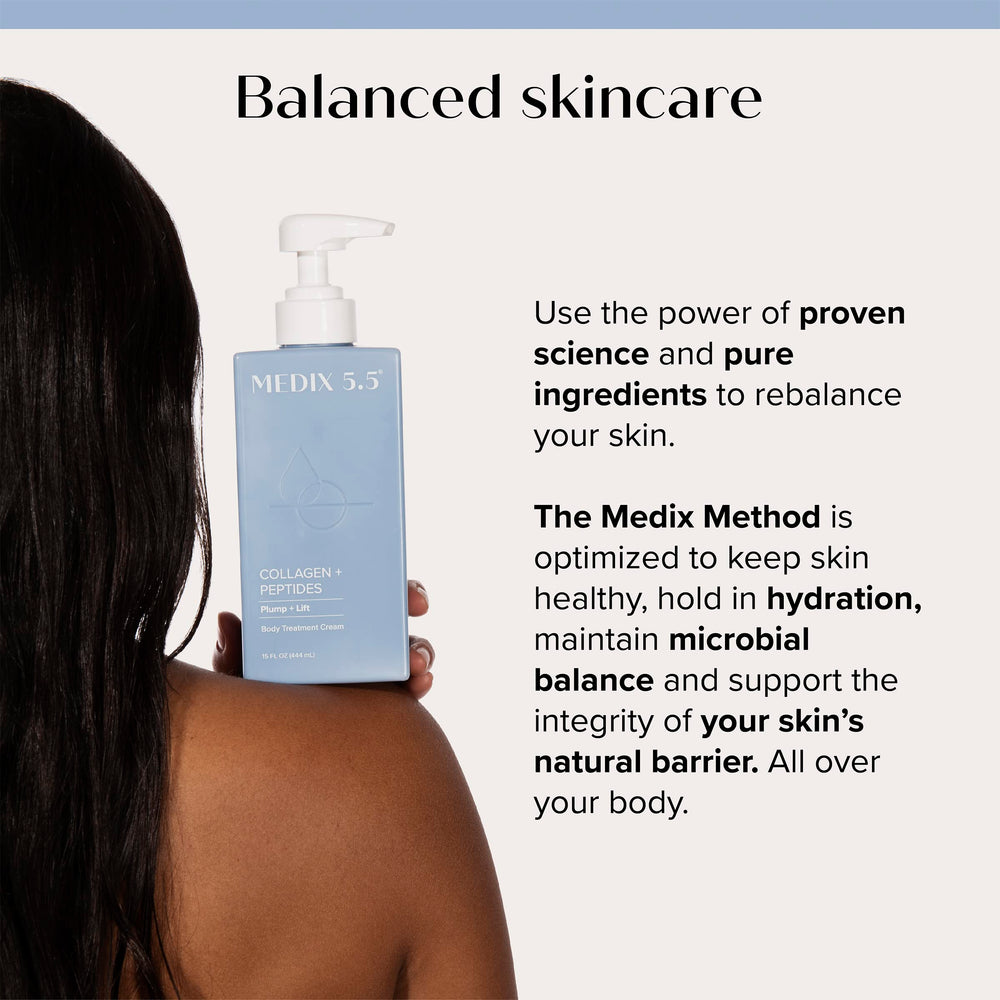 Medix 5.5 Crema de Colágeno, hidratación profunda para zonas propensas a sequedad.