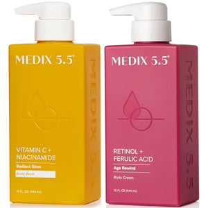 Medix 5.5 gel de ducha con Vitamina C en botella, limpieza suave