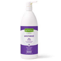 Medline Remedy crema-cutis-clinica-bote-32oz hidratación profunda sin grasa.