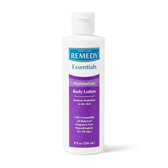 Medline Remedy Essentials: crema corporal hidratante sin fragancia para piel sensible y seca.