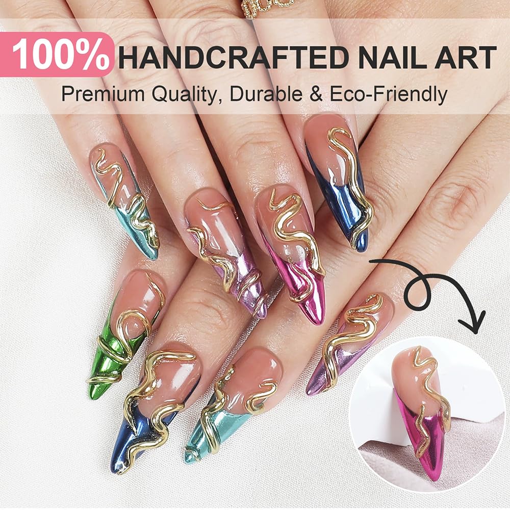Meemooron Adorno Perla Lujo para uñas glam.
