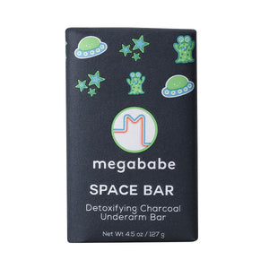 Megababe Space Bar detox carbón activado para axilas frescas y sin olores
