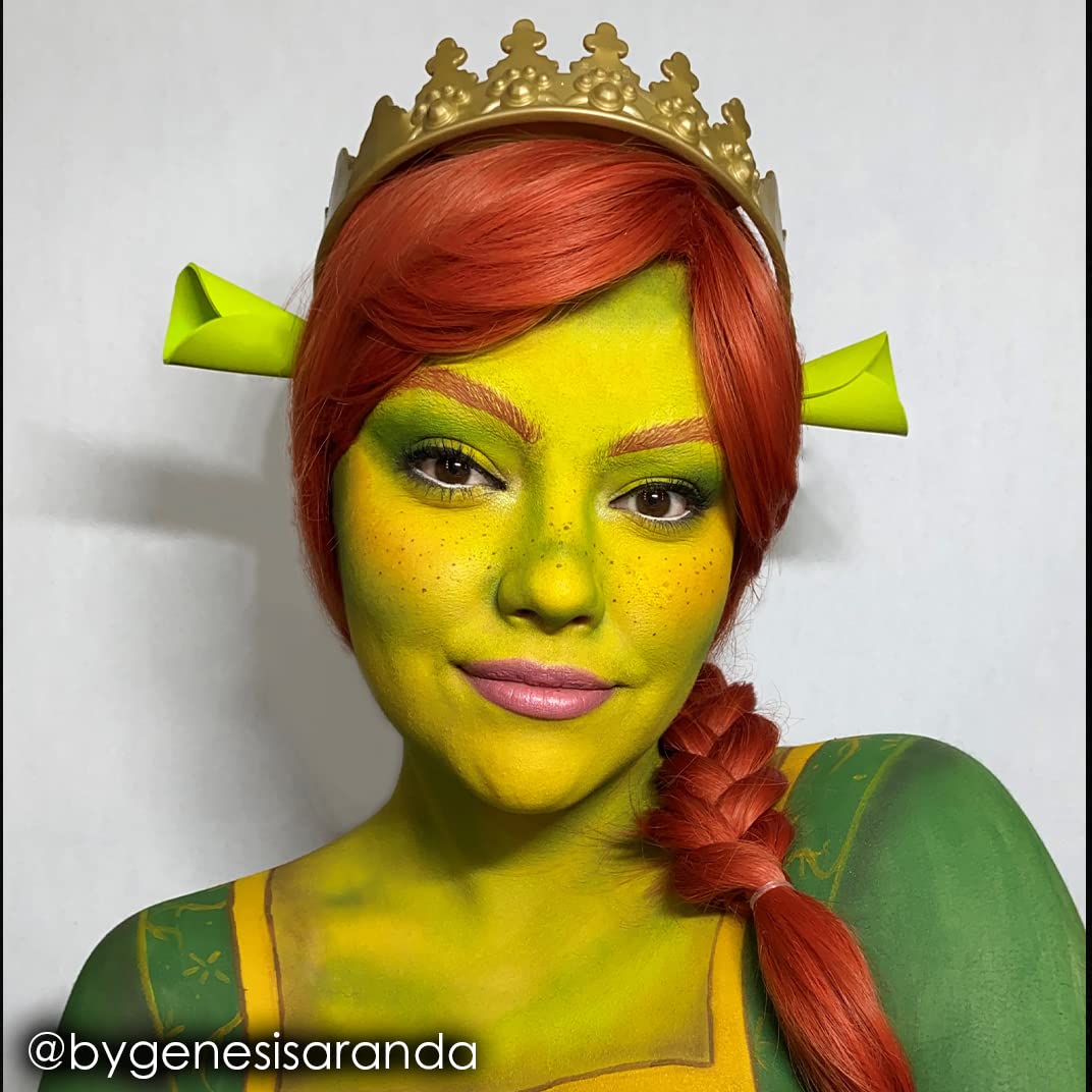 Pigmento intenso Ogre Verde de Mehron para maquillaje corporal.