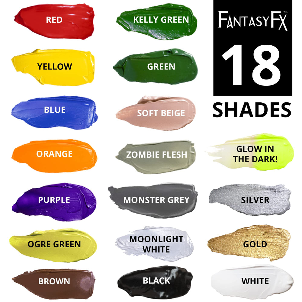 Amplia gama de colores Fantasy FX para Halloween y cosplay.