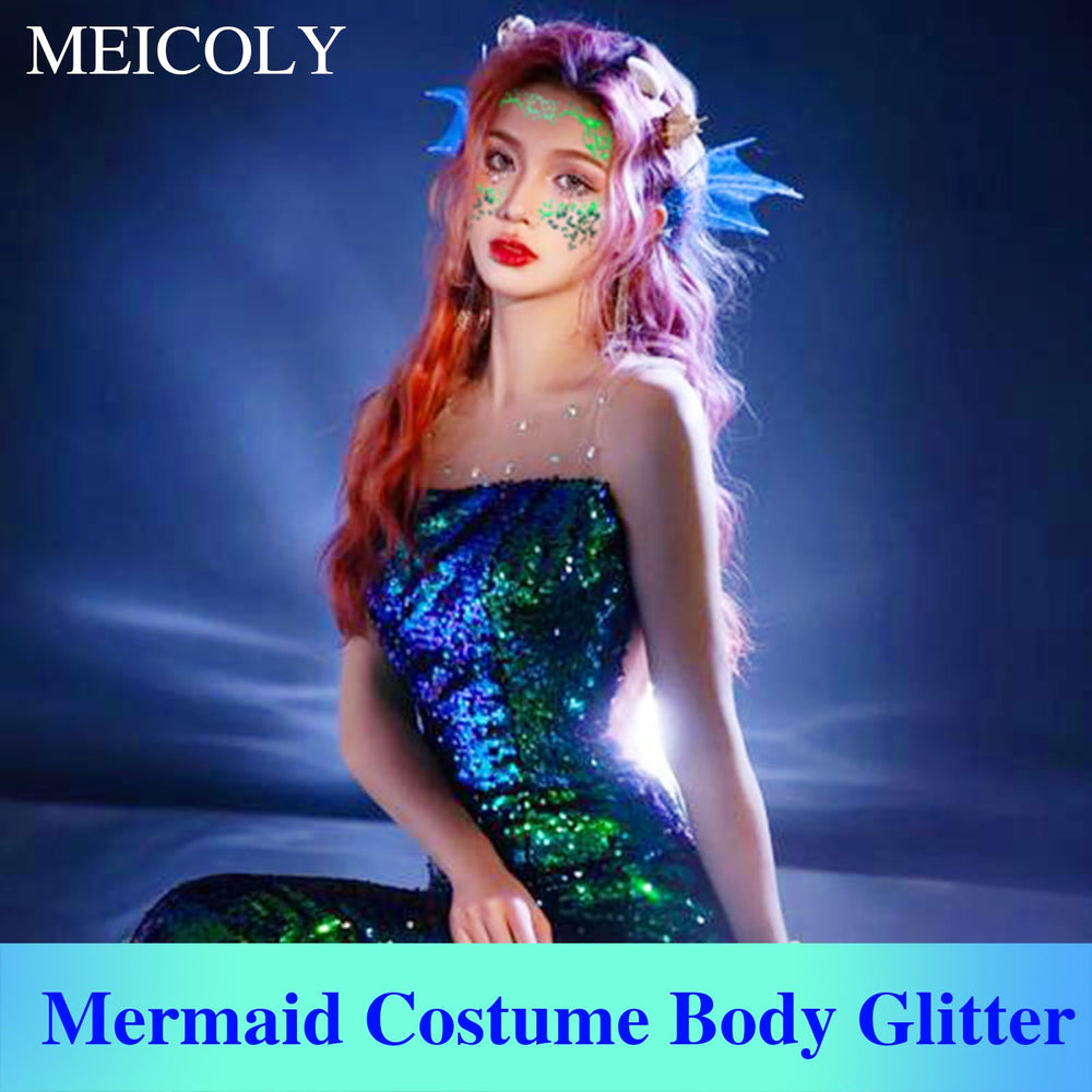 MEICOLY brillo para rostro, aplicación fácil y duración.