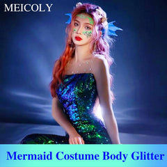 MEICOLY brillo para rostro, aplicación fácil y duración.