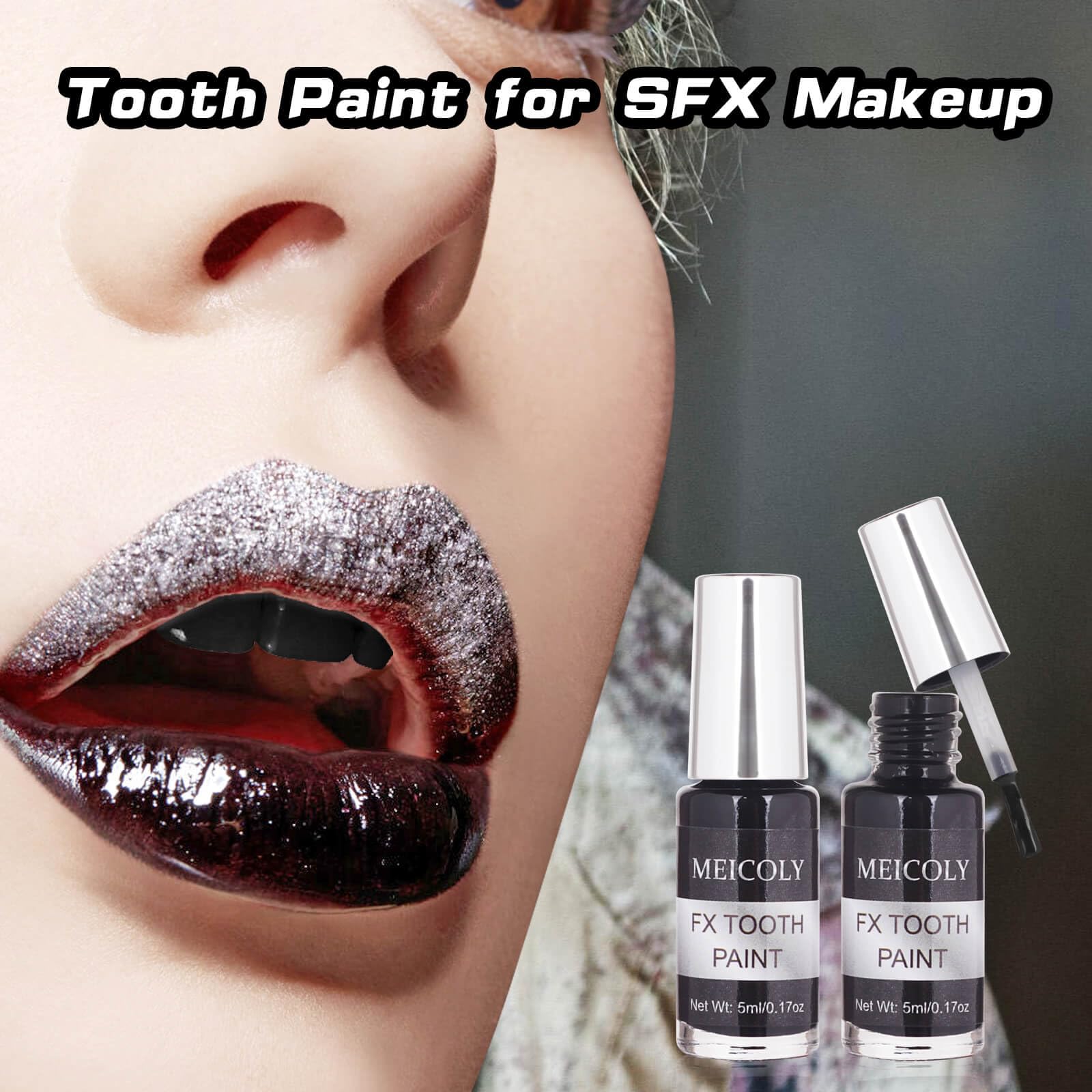 MEICOLY pintura para dientes zombie, ideal para cosplay