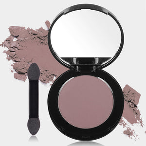 MEICOLY sombra matte mauve con espejo para retoques rápidos