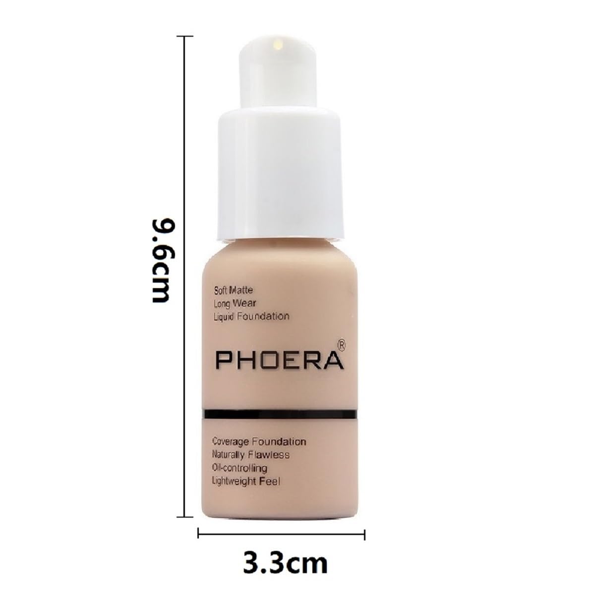 Meifen PHOERA Base cobertura total: oculta imperfecciones para un tono uniforme.