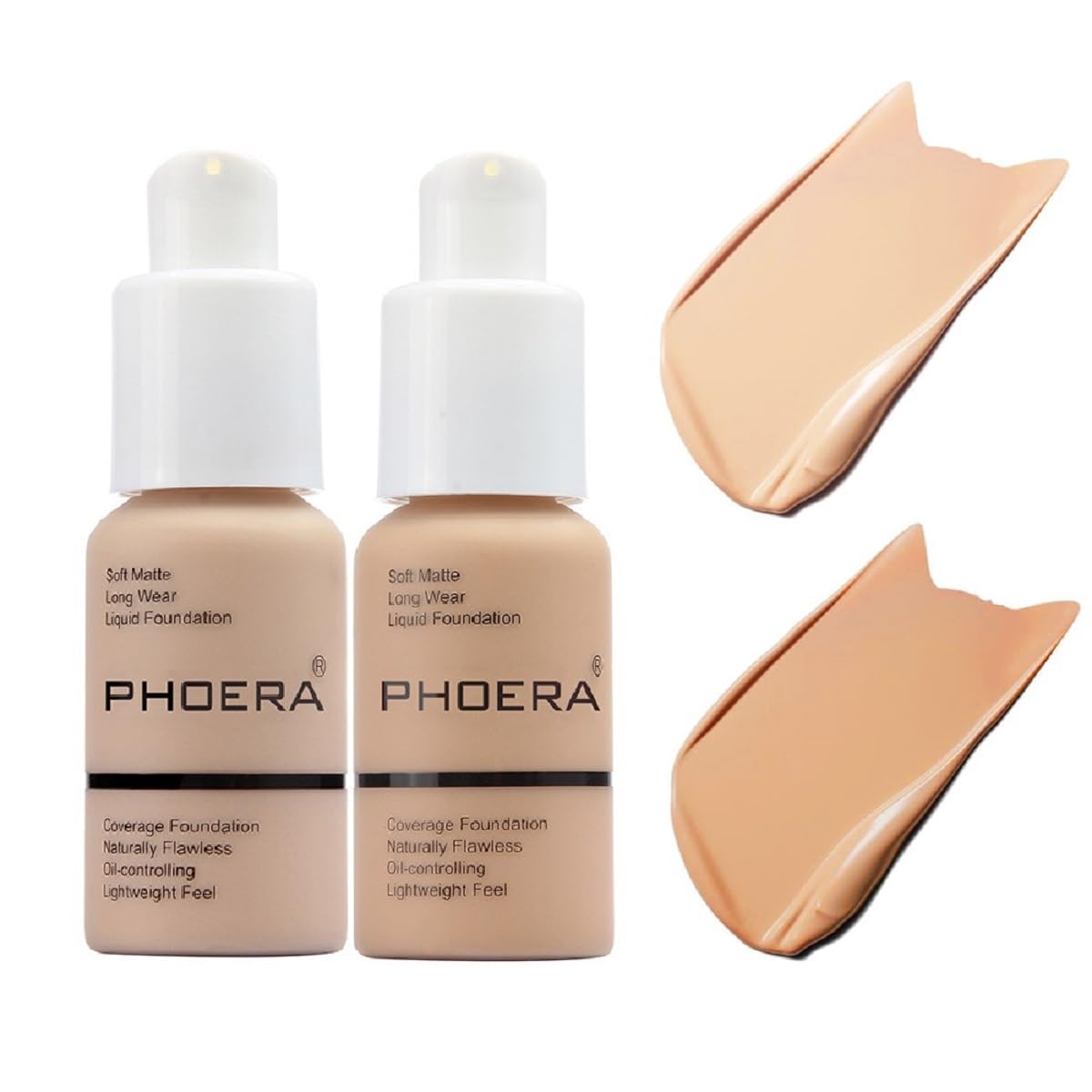 Meifen PHOERA Base tono 102 Desnudo: cobertura natural y acabado suave.