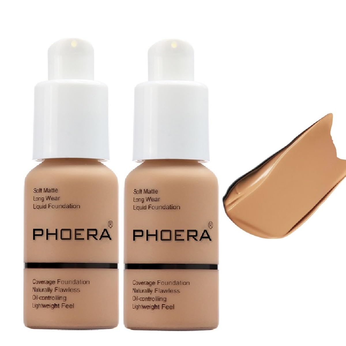 Meifen PHOERA Foundation: dos unidades, ideal para retoque diario en casa.