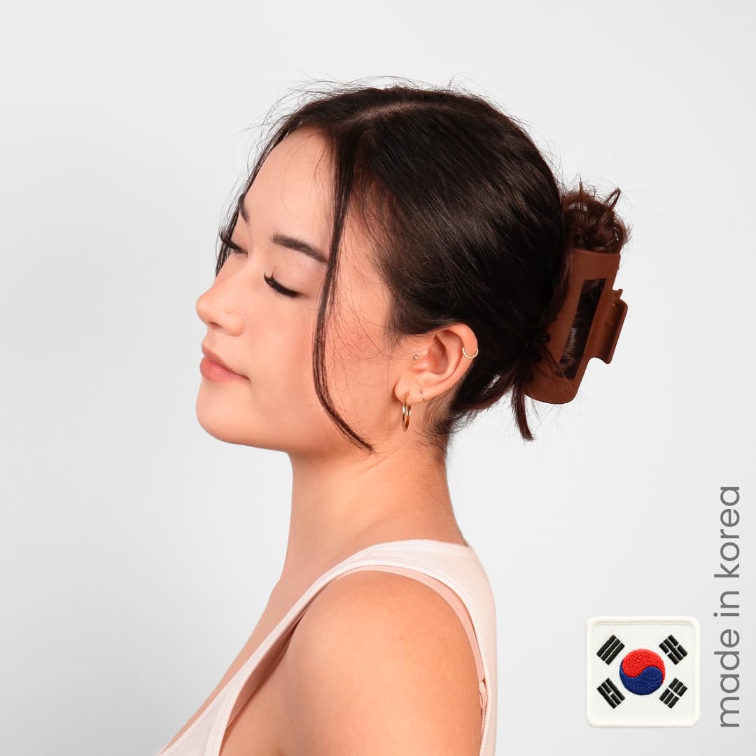 MELLO Clip cabello dientes interiores, distribución de presión para mayor comodidad.
