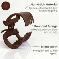 MELLO Clip cabello ergonómico, cuerpo cómodo para reposacabezas.